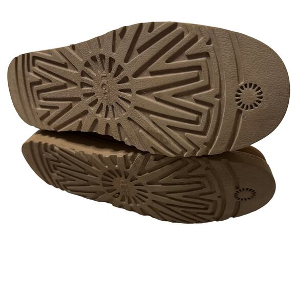 UGG Women's Amie Slim Short Wedge Boots Brown Size 6 - Picture 5 of 6